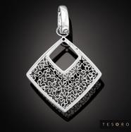 Pendant curved square with perforations WG 1000x911